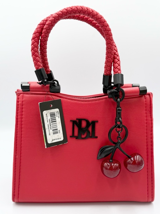 Badgley Mischka Handbags - Badgley Mischka Red Satchel with Cherry Charm